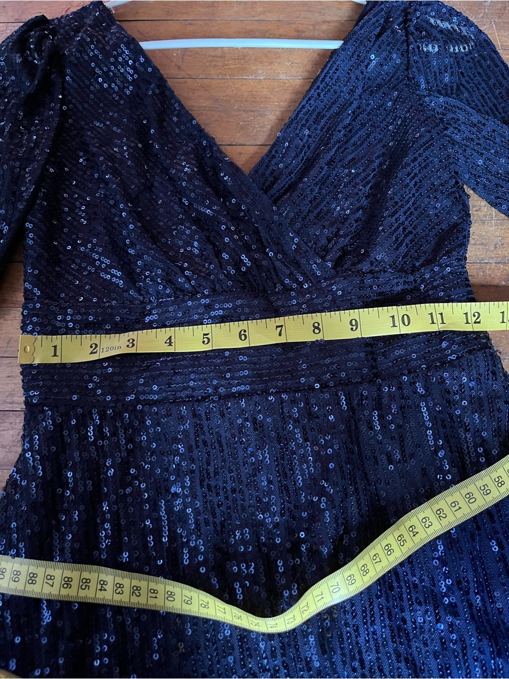 Le Chateau Sequinned Navy
Blue Cocktail Dress size Small - Picture 9 of 9